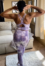 Load image into Gallery viewer, Active Wear 2 Piece Set- Lavender Tie Dye